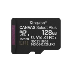 Kingston Canvas Select Plus 128GB microSDXC UHS-I Memory Card - Lightning Fast 150MB/s, Perfect for High-Resolution Photos & 4K